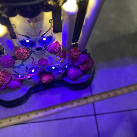 Skull dawn of the dead large clock that lights up - Picture 5 of 6